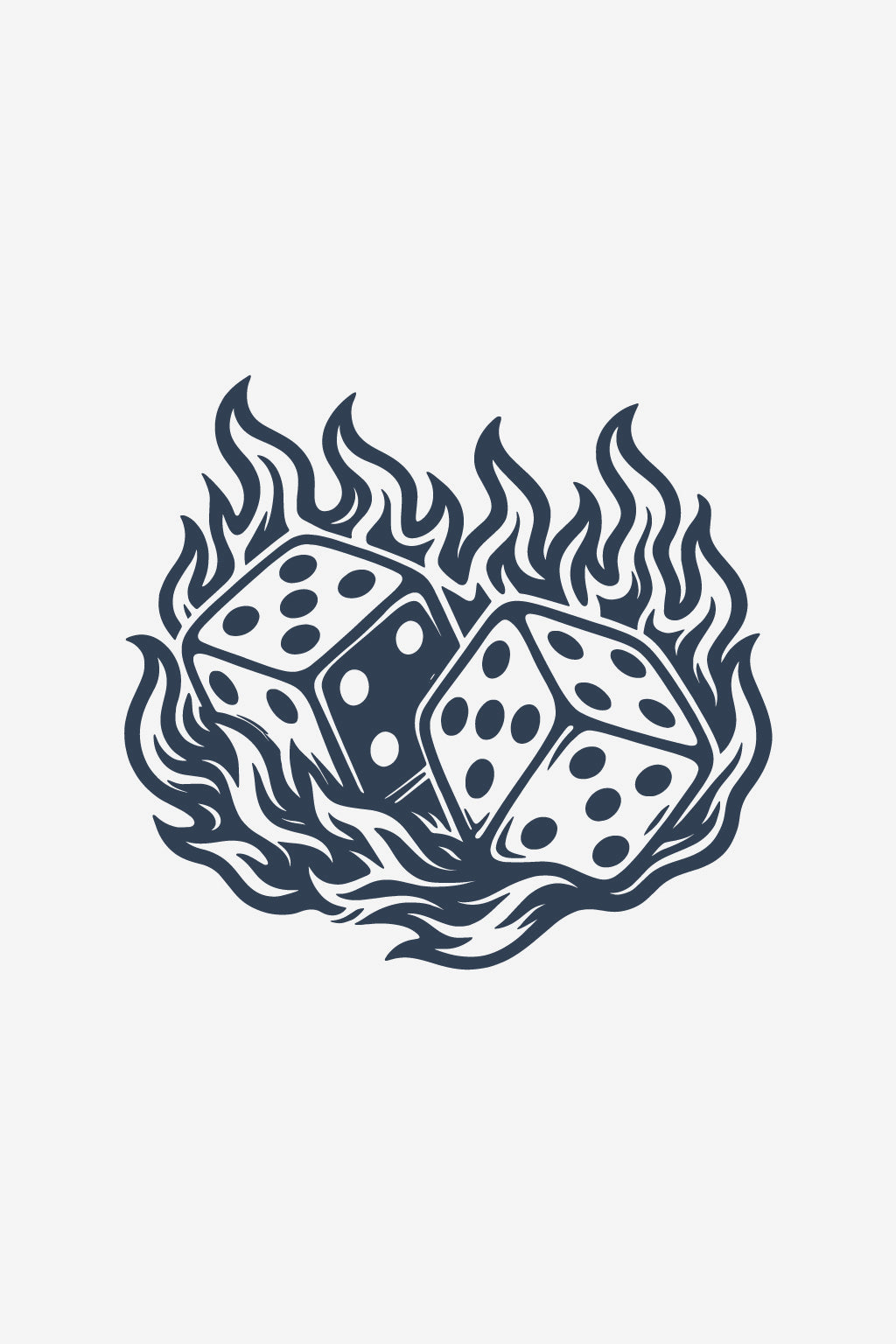 Flammende terninger