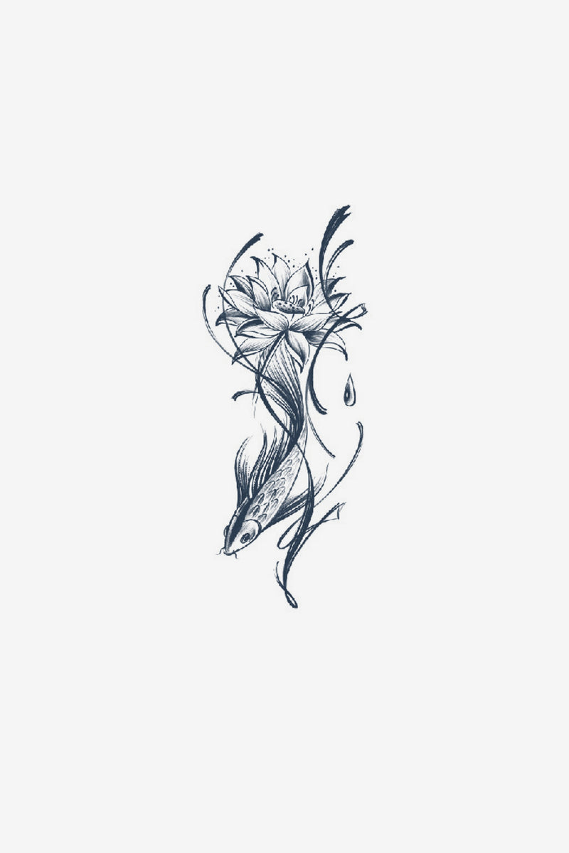 Lotus og fisk